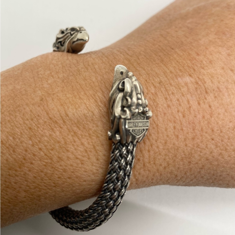 Silver Harley-Davidson Men's Bracelet